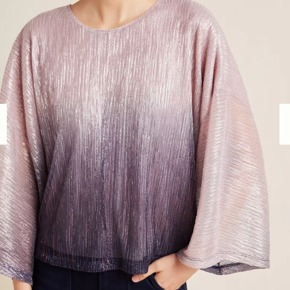 Anthropologie Serena Ombre Top - Picture 3 of 8